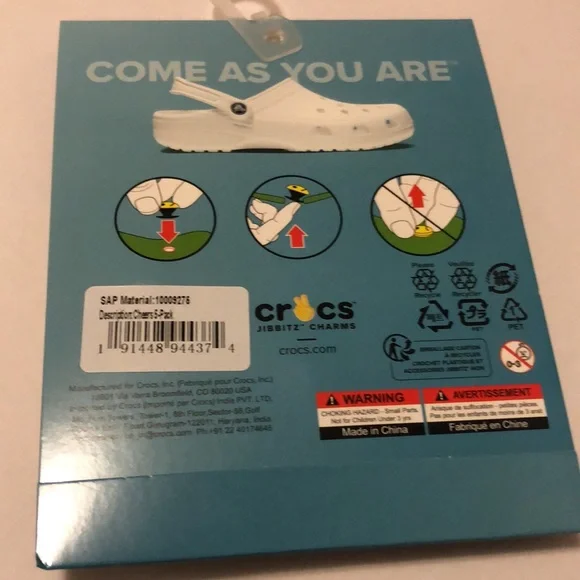 RaRe bottle opener JibBiTz 5 pack crocs 3D new CHEERS - Picture 4 of 8